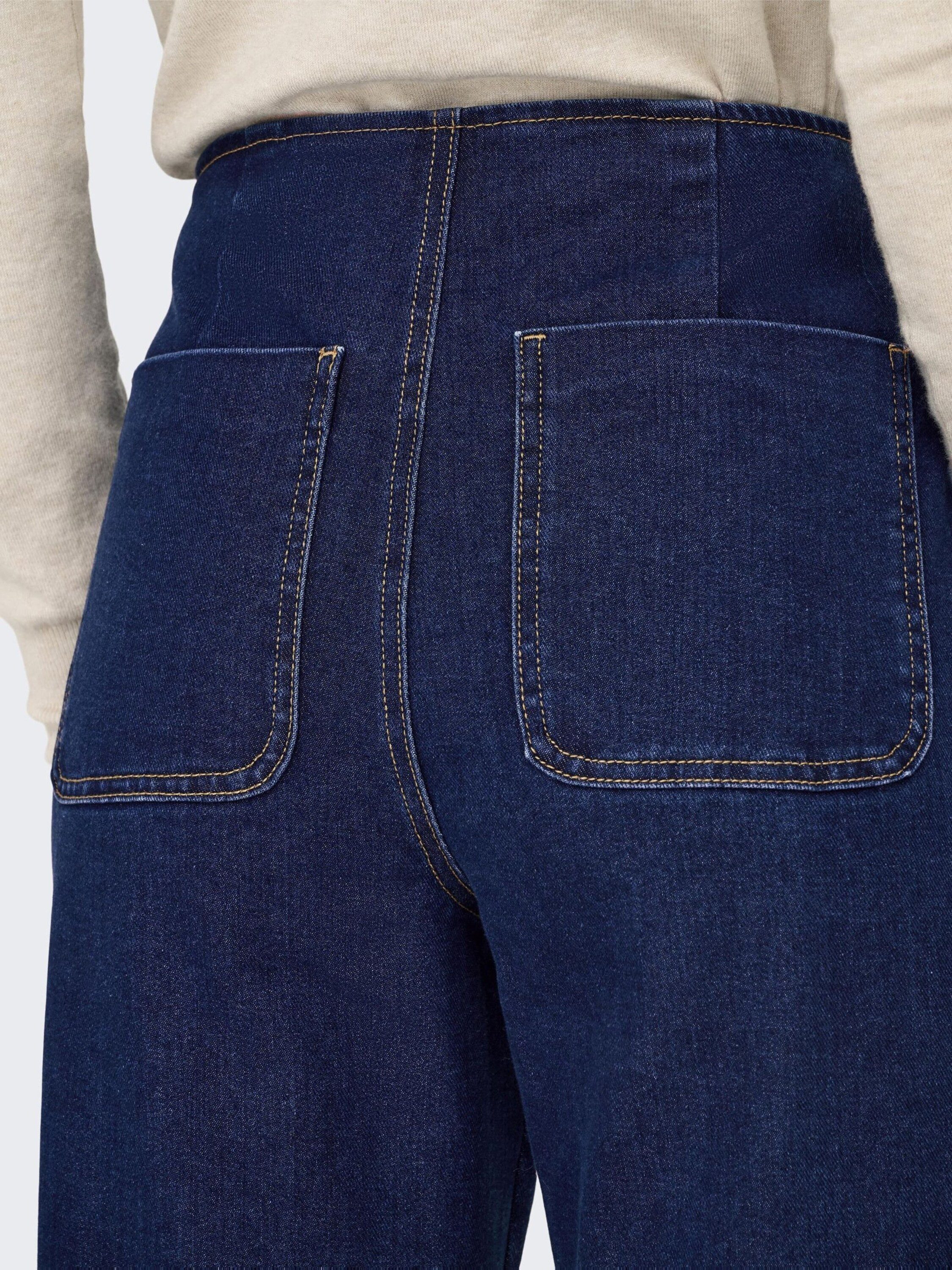 ONLY Weite Jeans ONLMadeline (1-tlg) Plain/ohne Details – Bild 5 von 5