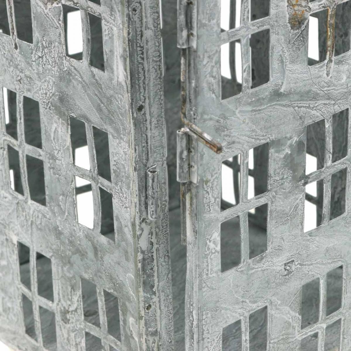 Florists Products Windlicht Vintage Metall Laterne 41,5cm Shabby Chic Lichthaus