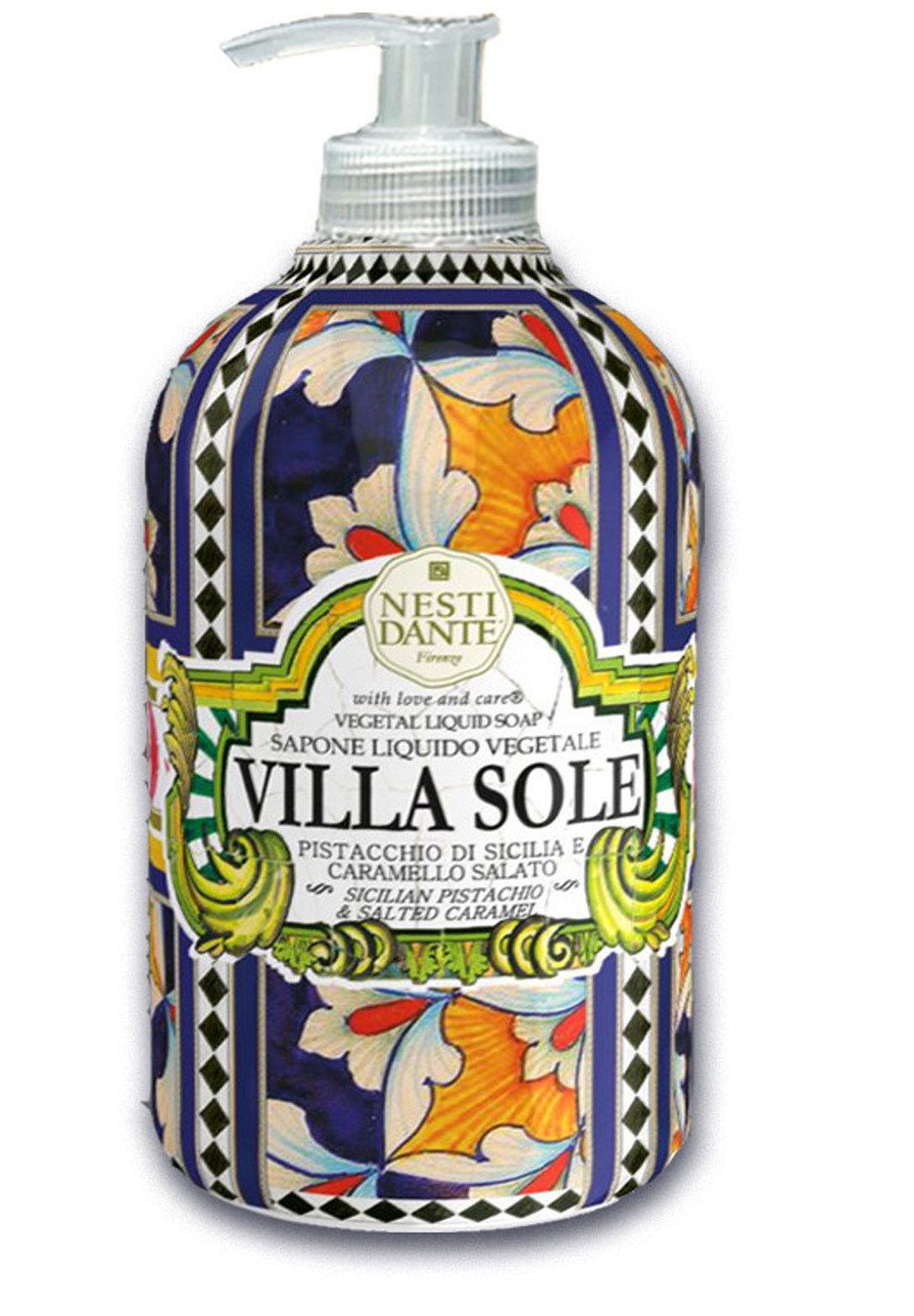 Nesti Dante Flüssigseife 661225, Villa Sole Pistacchio Di Sicilia Liquit Soap 500 ml