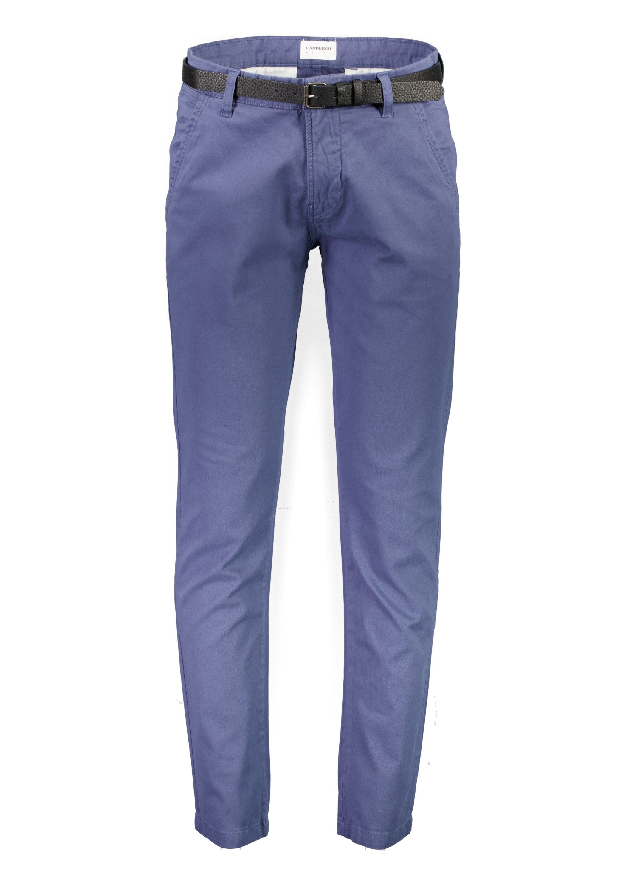 LINDBERGH Chinohose, (2 tlg.), mit Gürtel und Stretch günstig online kaufen