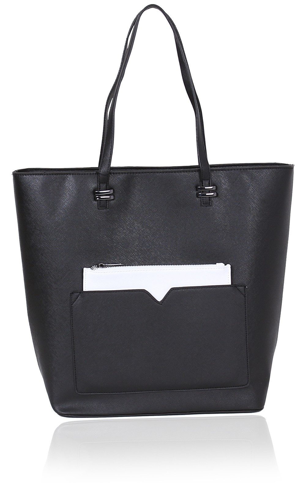 Sarcia.eu Umhängetasche Große schwarze Tasche