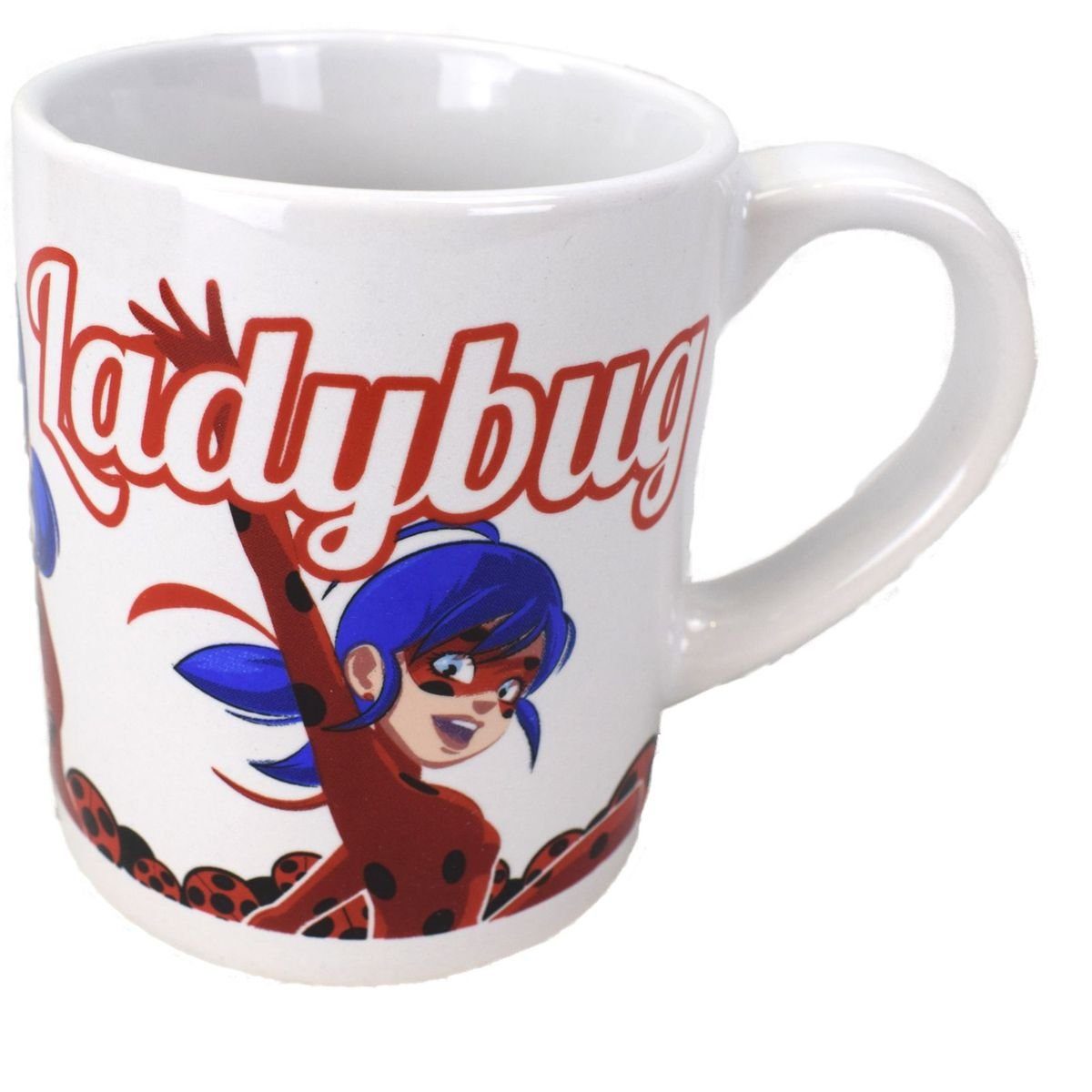 mm, Ladybug 237ml Miraculous x Keramik, 1 Kindertasse Tasse Lieferumfang: Design, Geschenkkarton Authentisches 85 70 Tasse im mit Motiv Stor