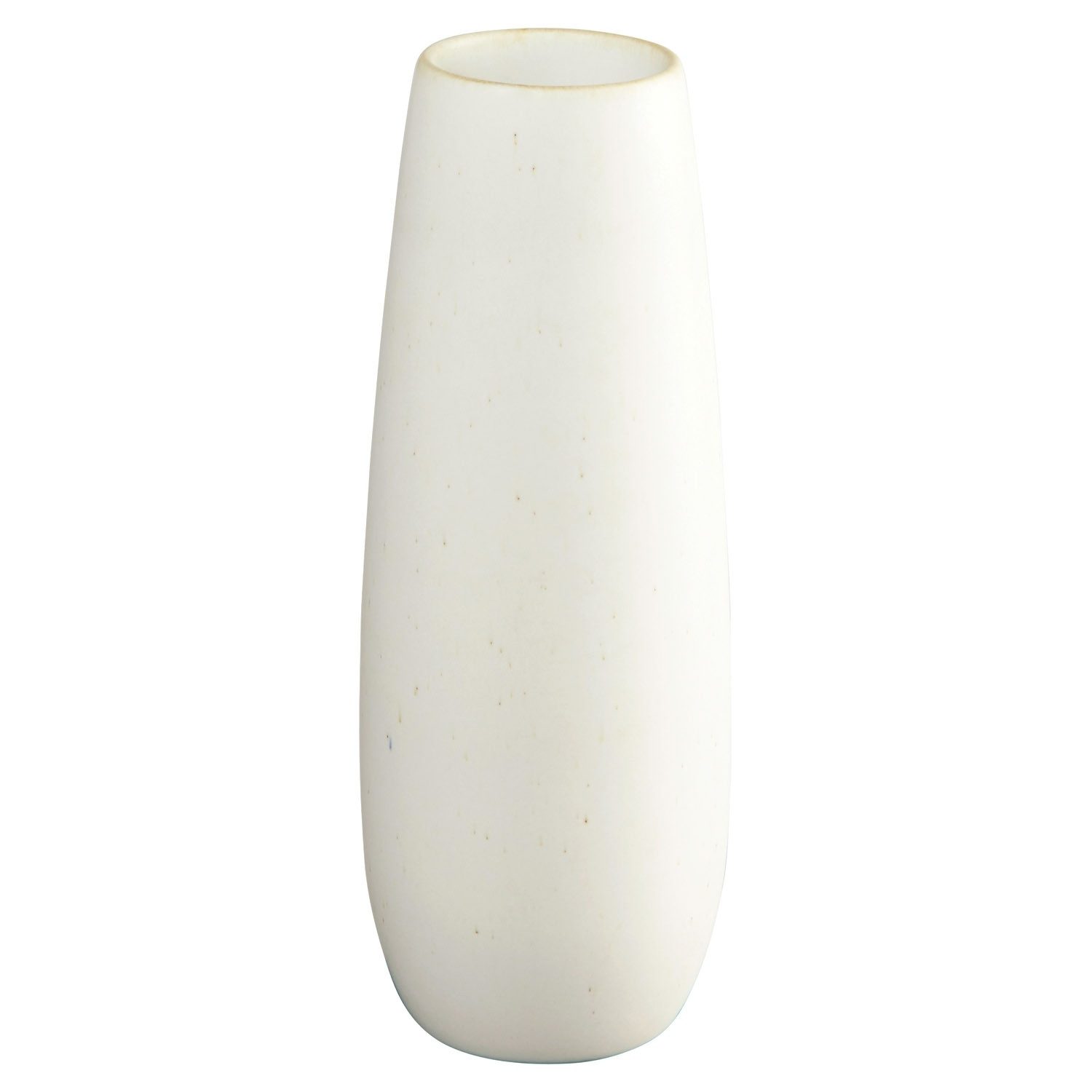 Tischvase EASE, Weiß, Steinzeug, H 32 cm