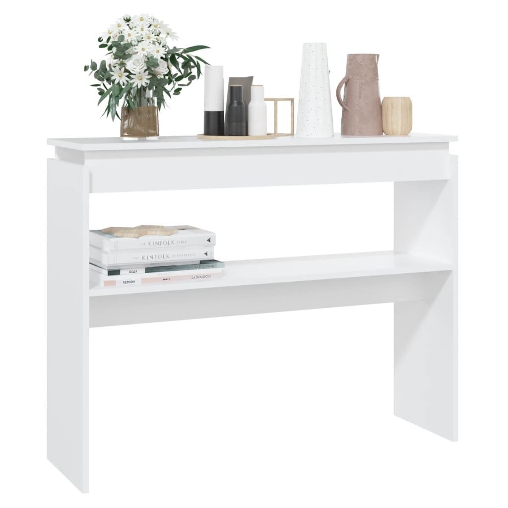 vidaXL Beistelltisch Konsolentisch Weiß 102x30x80 cm günstig online kaufen