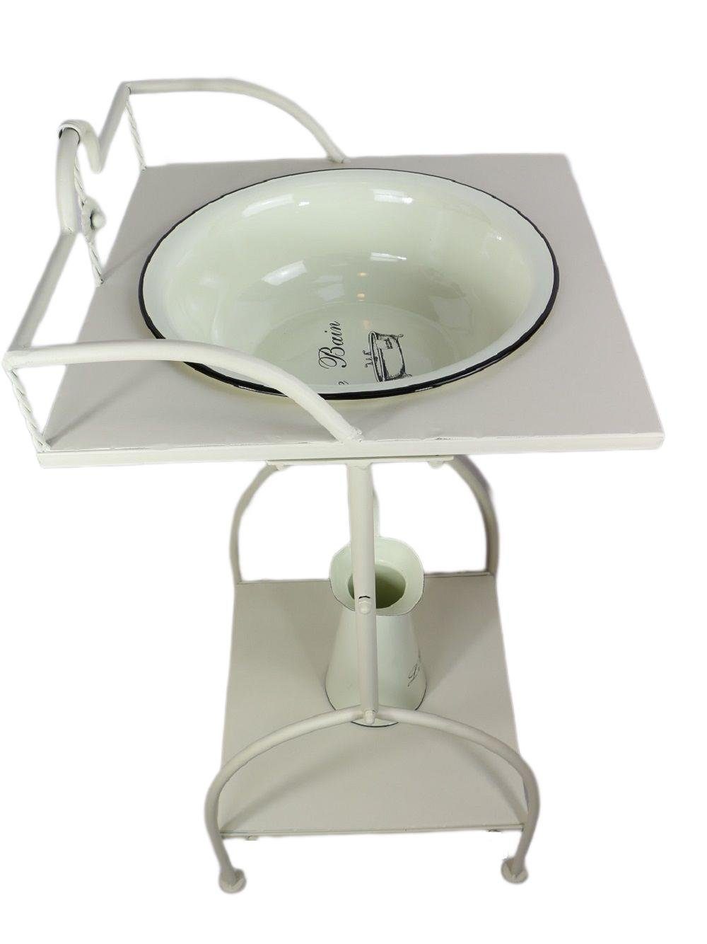 Linoows BadaccessoireSet Waschtisch, Waschtischset mit Schüssel und