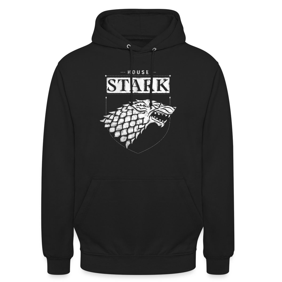 Hoodie Game Of Thrones Haus Stark Wappen Schattenwolf Unisex Hoodie
