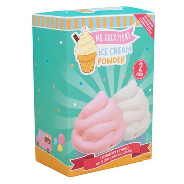 Fizz creations Slush Maker Mr Creations 2pk Ice Cream Powder Vanilla & Strawb
