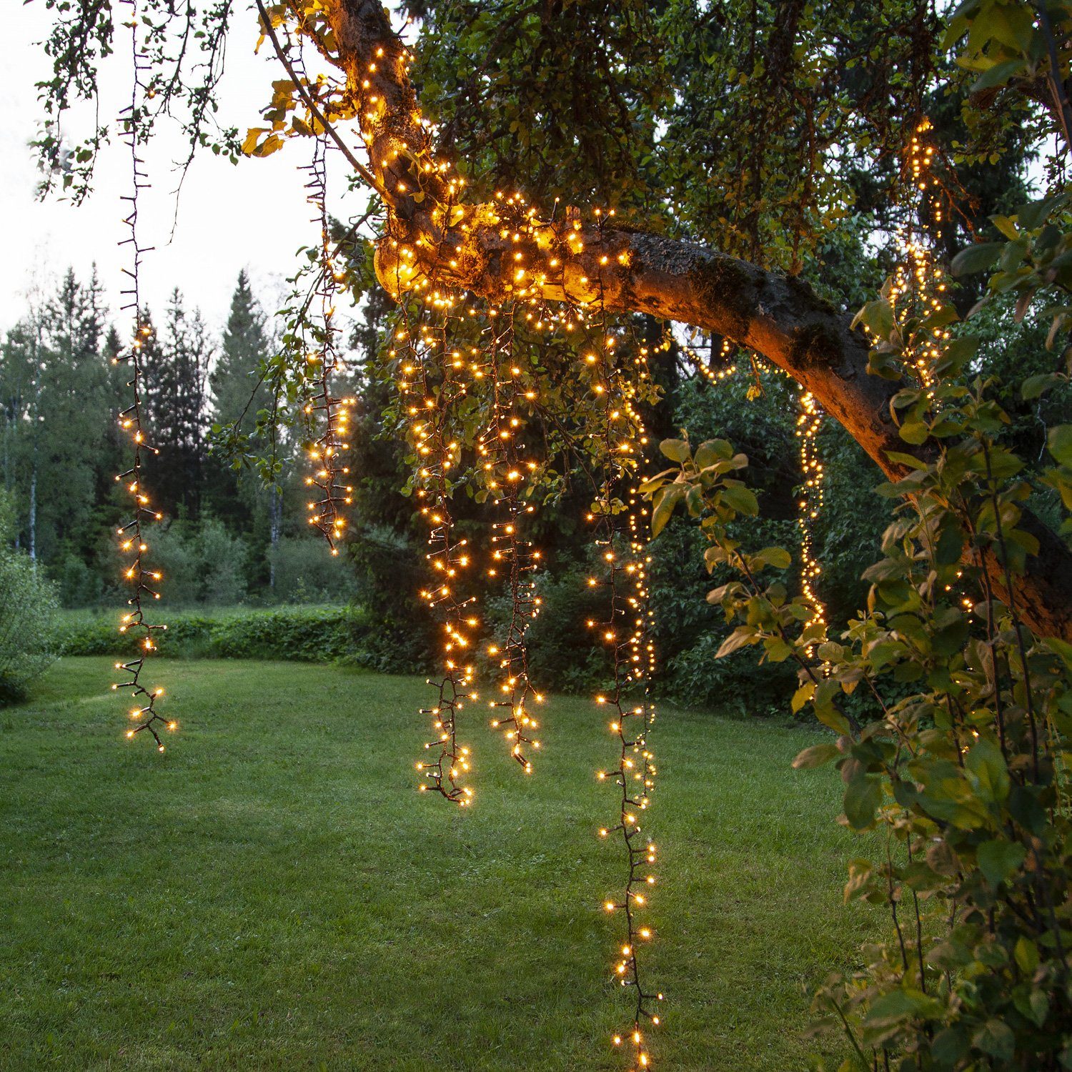 MARELIDA LED-Lichterkette LED Lichterkette f.Außen IP44 800 bernstein gold warmweiße LED 16m, 800-flammig