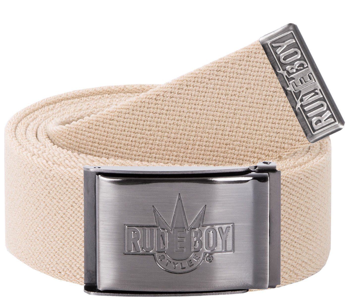Rudeboy Stylee Stretchgürtel Koppelgürtel Unisex, matte Schnalle Classic, 4 cm breit, 130 cm lang um 20 cm dehnbar
