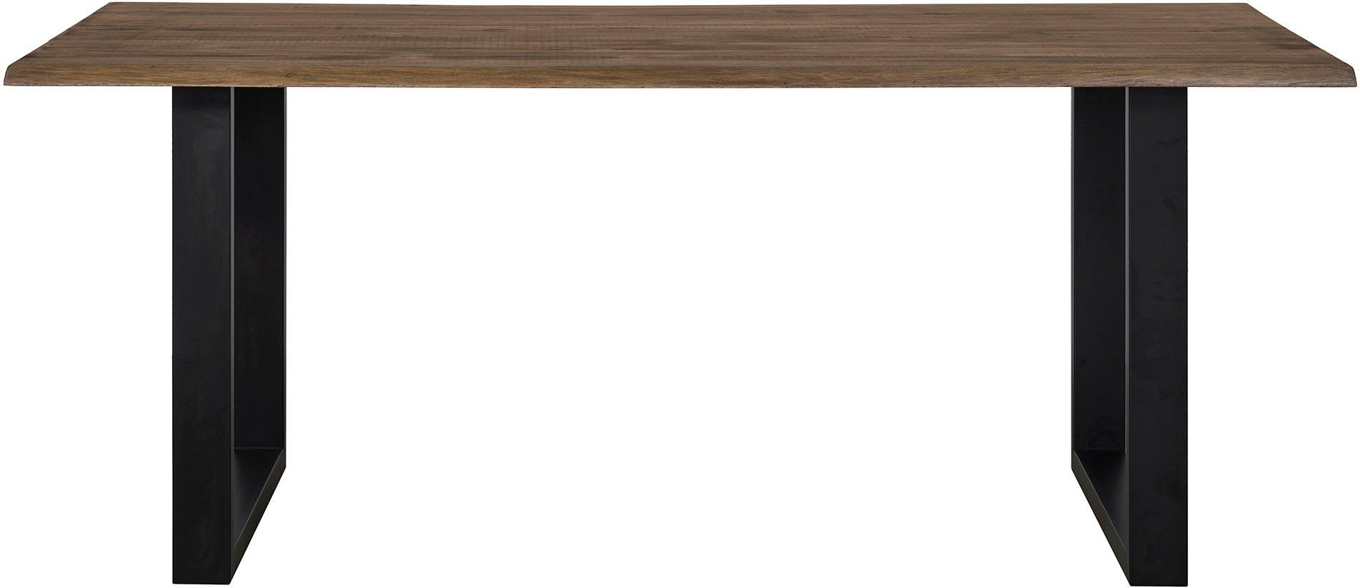 SalesFever Esstisch Design Esstisch für stilvolles Ambiente, mit echter Baumkante