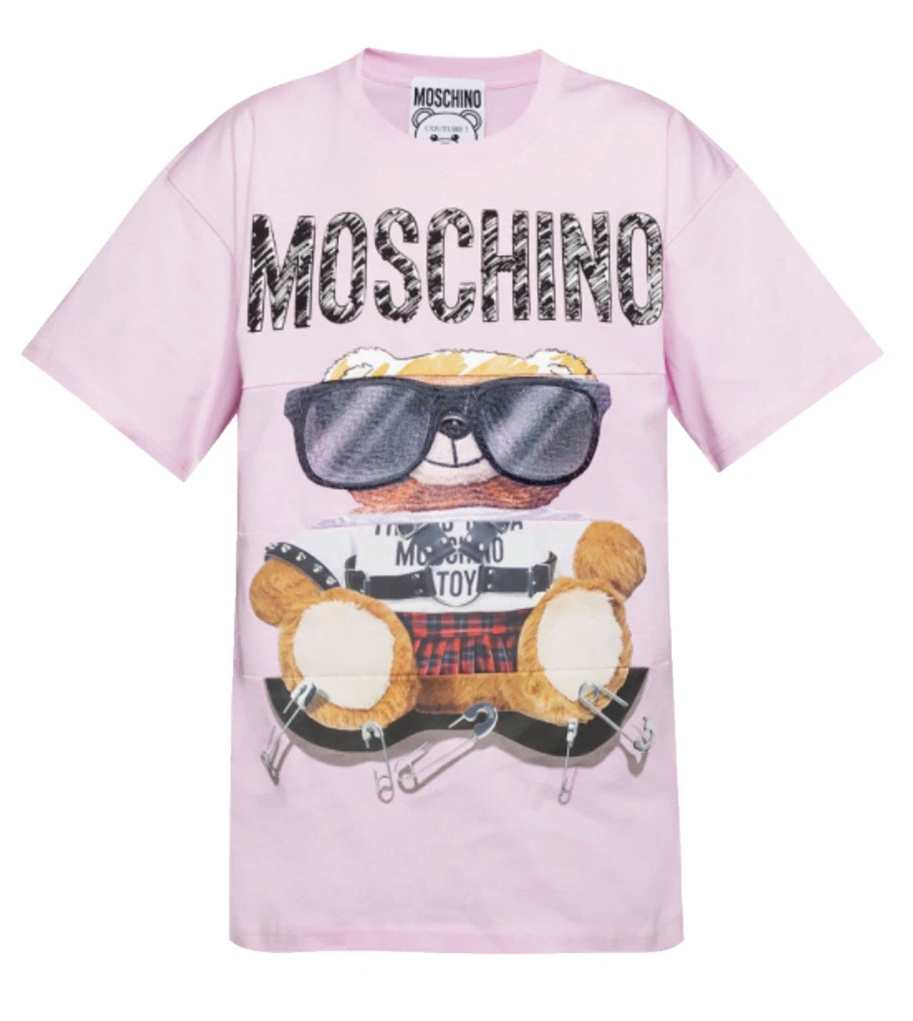 Moschino T-Shirt Couture Teddy Bear Oversize Loose Fit Teddybär Top