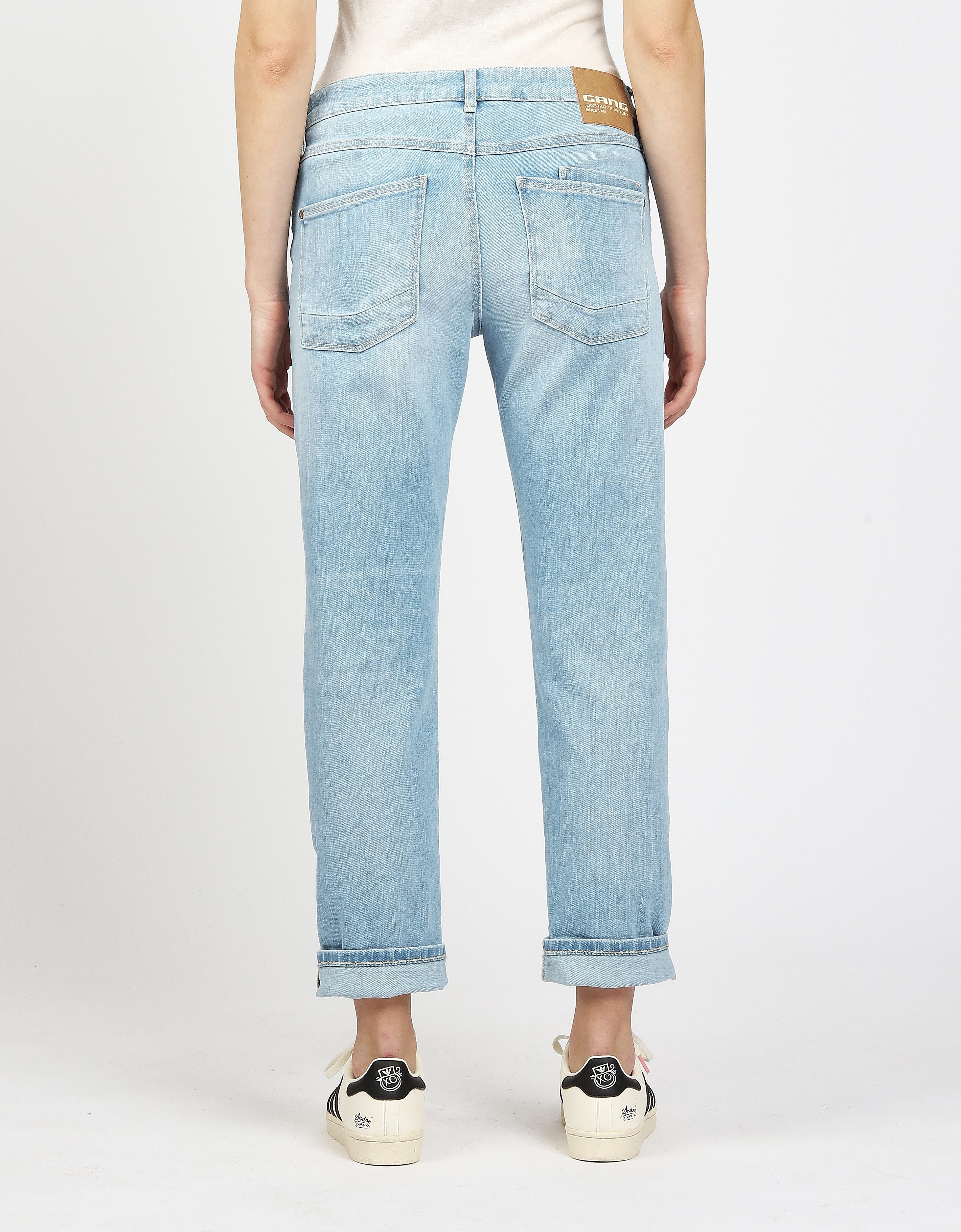 GANG Boyfriend-Jeans 94NADIA 5-Pocket Style mit Reißverschluss und Knopf günstig online kaufen