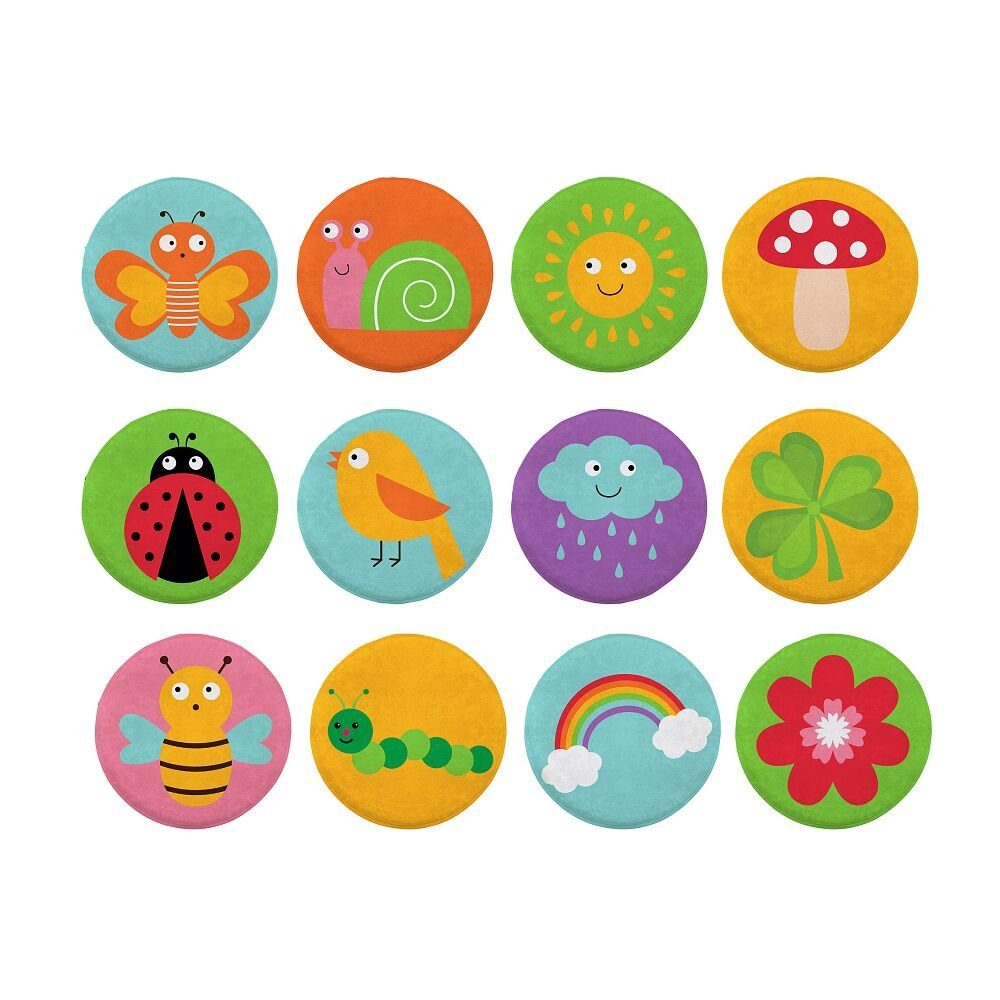 ACHOKA® Balancetrainer Sitzkissen Happy Morning Dots, Für Kita und Kindergarten