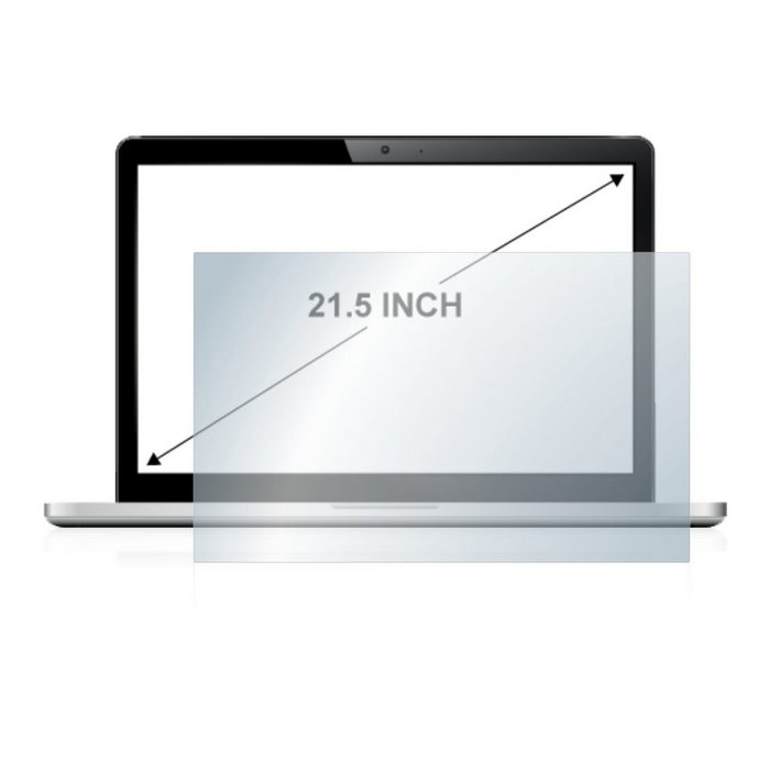 upscreen Schutzfolie für 54.6 cm (21.5 Zoll) [477 x 268 mm] Displayschutzfolie Folie Premium klar antibakteriell