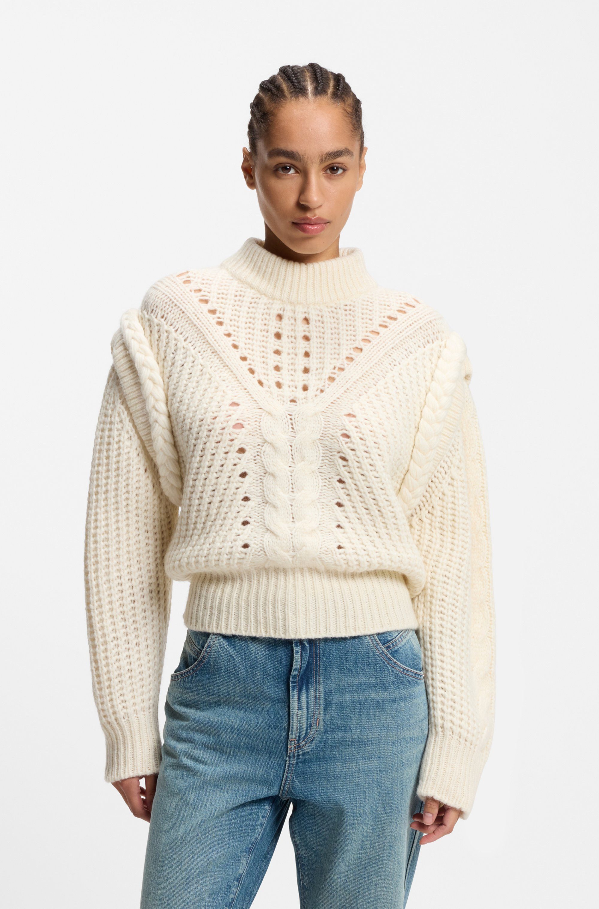BOSS ORANGE Strickpullover Fasta Premium Damenmode günstig online kaufen