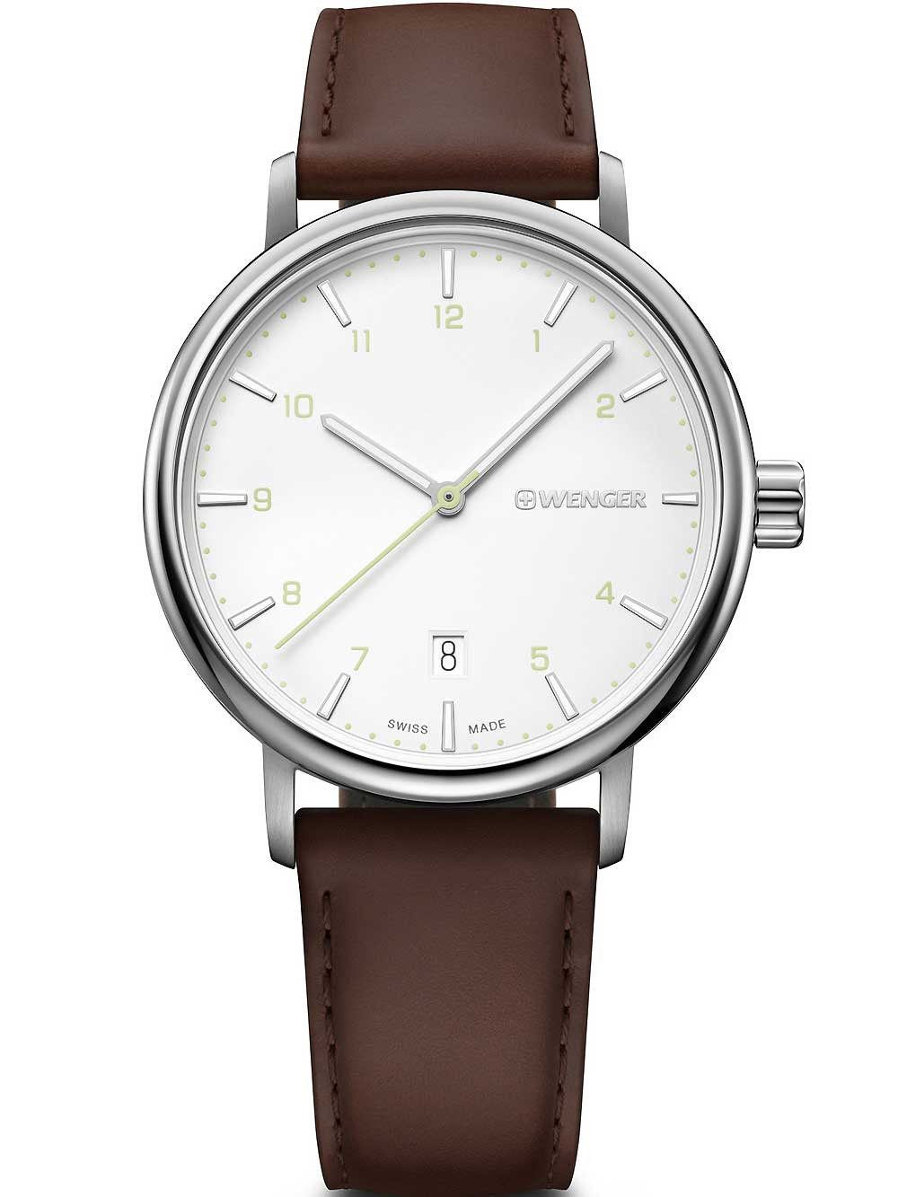 Wenger Quarzuhr Wenger 01.1731.117 Urban Classic Herrenuhr 40mm 10 ATM Wenger 01.1731.117 Urban Classic Herrenuhr 40mm 10 ATM