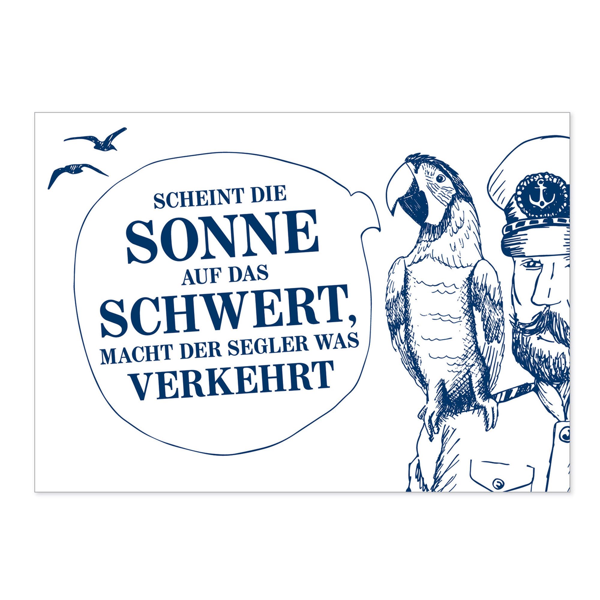 Postkarte Postkarte Käpt´ns Weisheit I