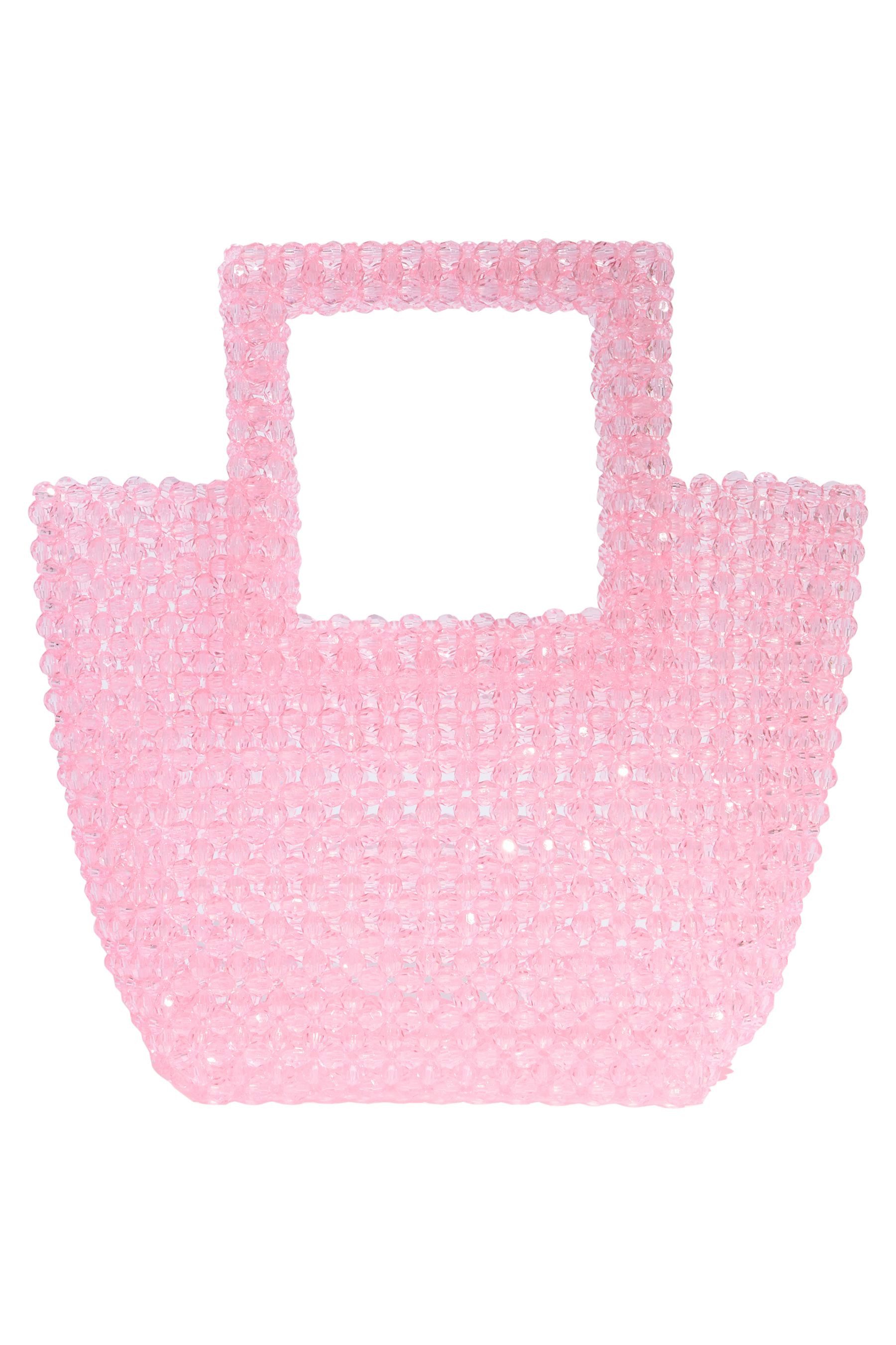 Clutch Lipsy Tasche mit Perlenverzierung und Griff oben
