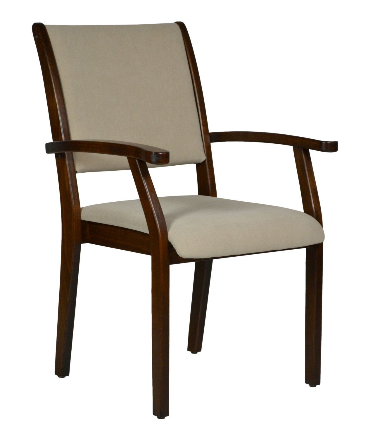Devita Stuhl Seniorenstuhl Pflegestuhl Kerry - Verschiedene Sitzhöhen (Einzel), stapelbar, standfest, verschieden Sitzhöhe wählbar, versch. Bezüge wählbar DB14 Microfaser Sand