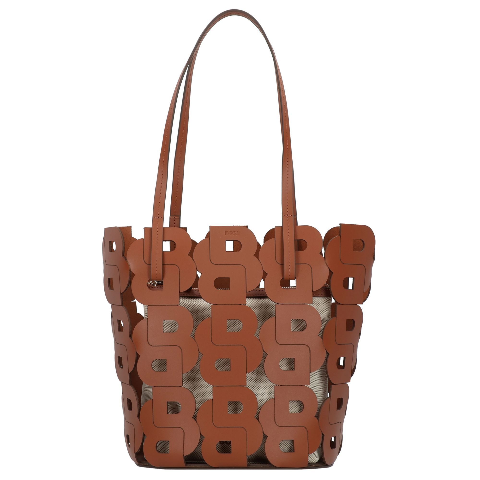 BOSS Schultertasche Lindah, Leder günstig online kaufen