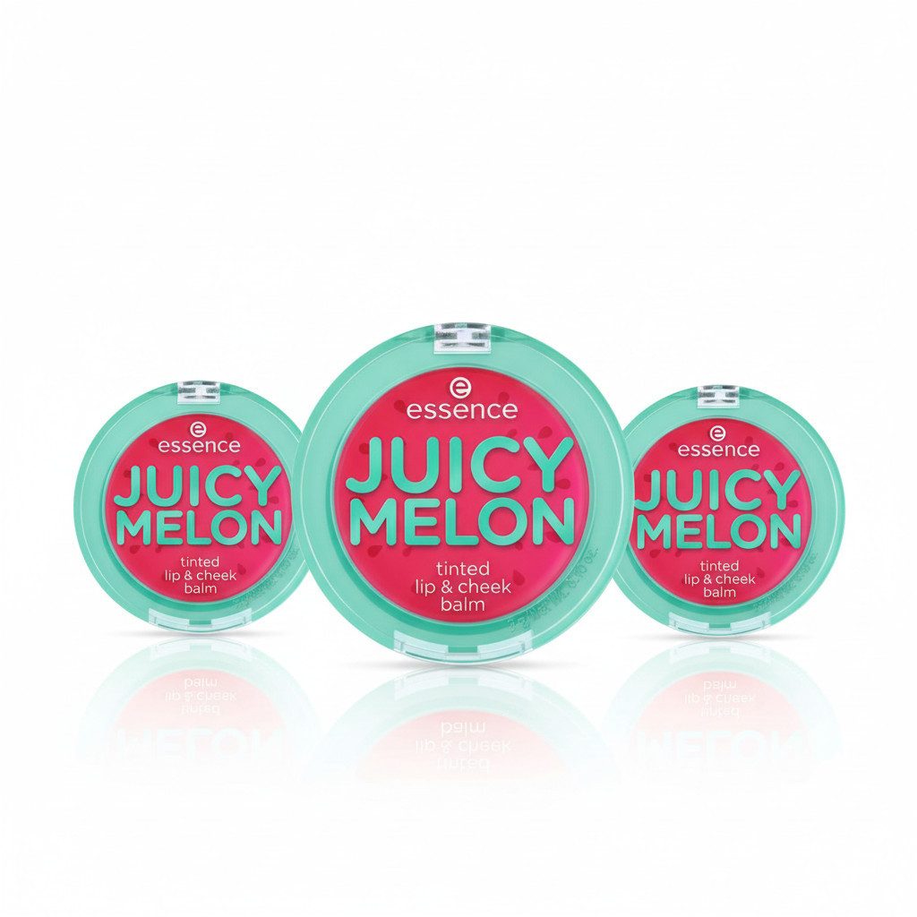 Essence Rouge JUICY MELON tinted lip & cheek balm, 3-tlg., mit Wassermelonenduft