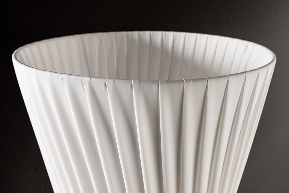 riess-ambiente Stehlampe PARIS 180cm silber, Leuchtmittel, Stehleuchte Wohnzimmer X mit · weiß Modern Design ohne · / Lampenschirm ·