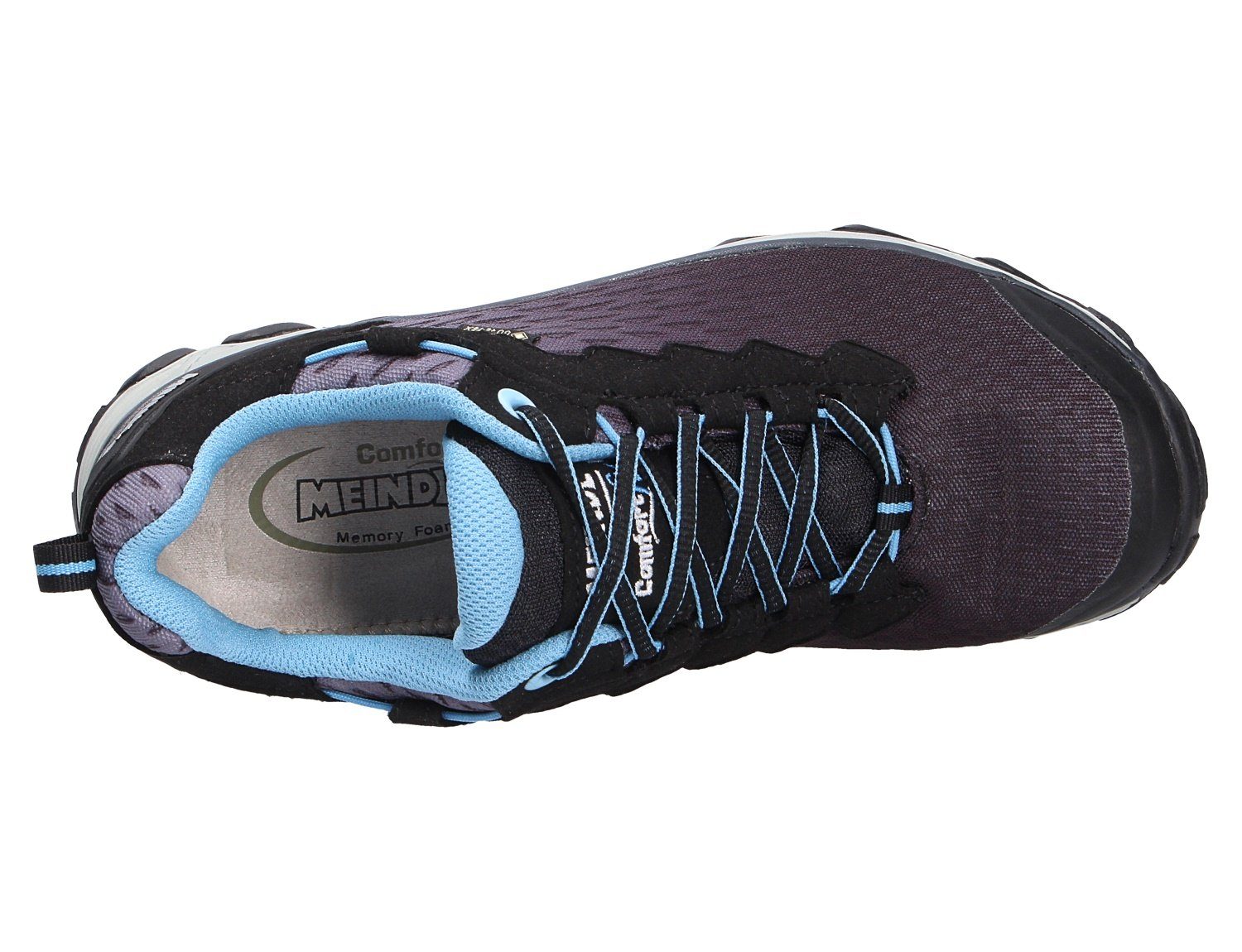 Qualität LADY Meindl schwarz, GTX Robuste SPORT Schnürschuh ACTIVO azur