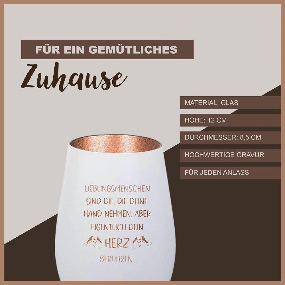 Der Porzellan-Laden Windlicht Personalisiertes Windlicht mit günstig online kaufen