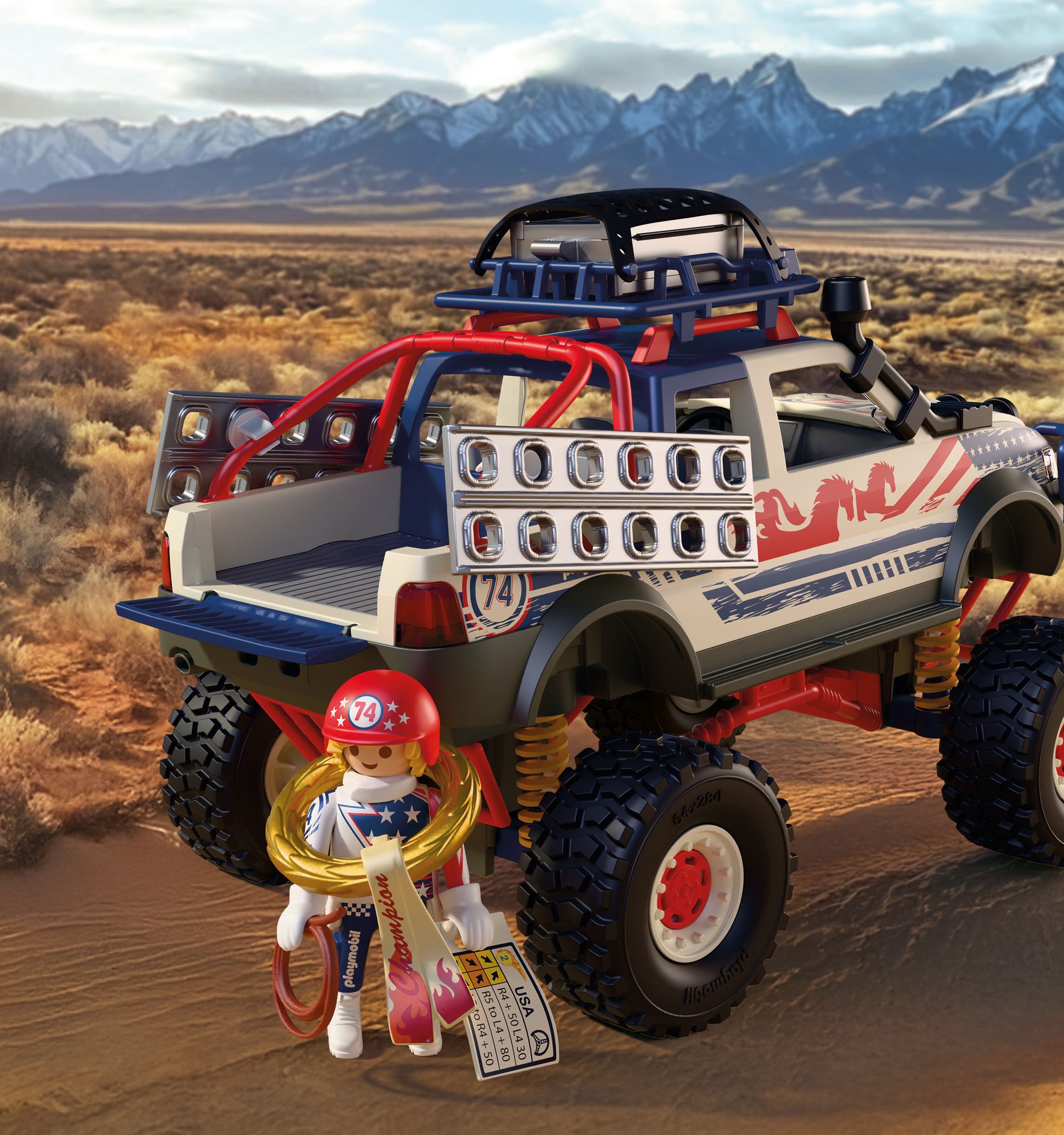 Playmobil® Offroad Truck (72061), City Action Konstruktions-Spielset, (73 St), Made in Europe