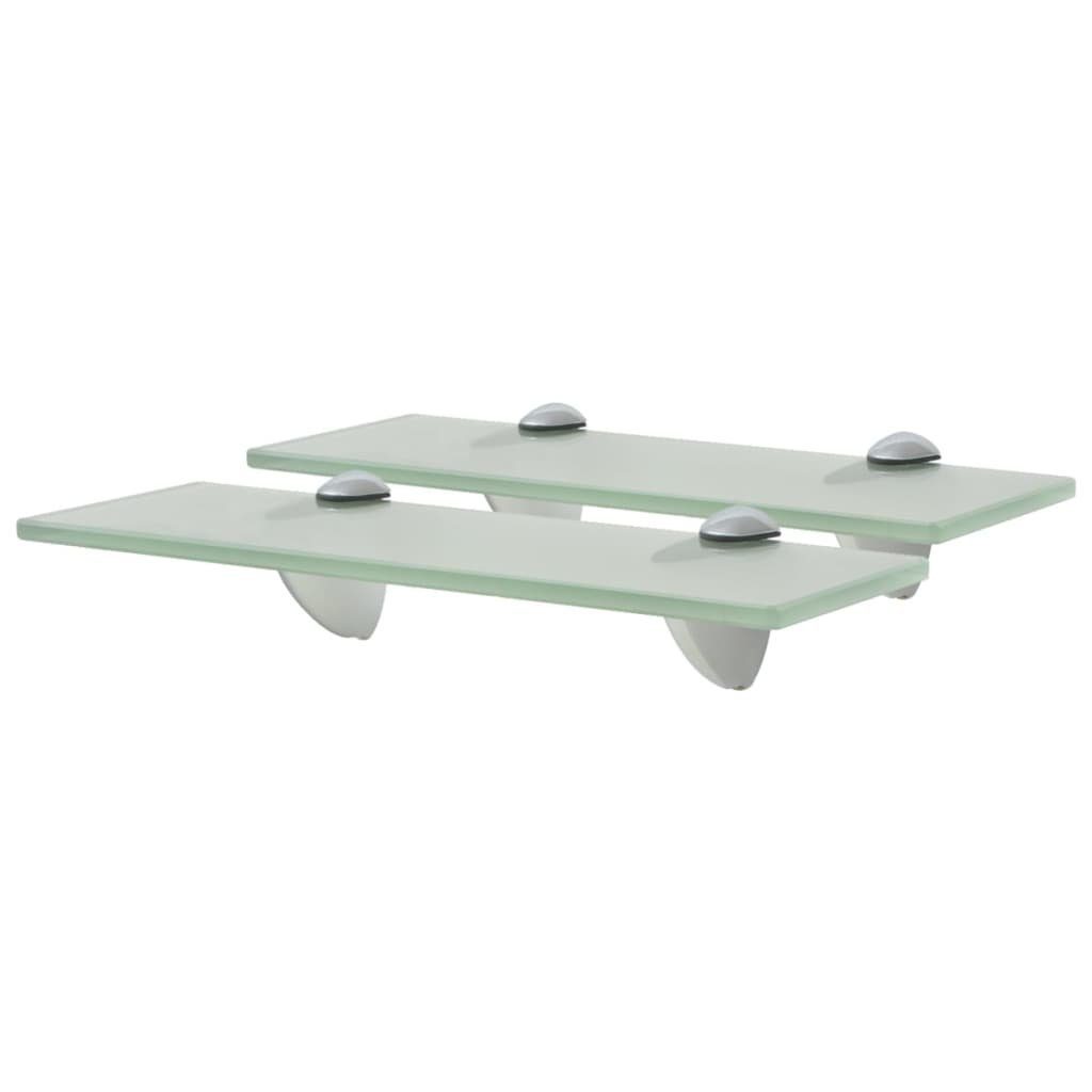 vidaXL Regal Schweberegale 2 Stk. Glas günstig online kaufen
