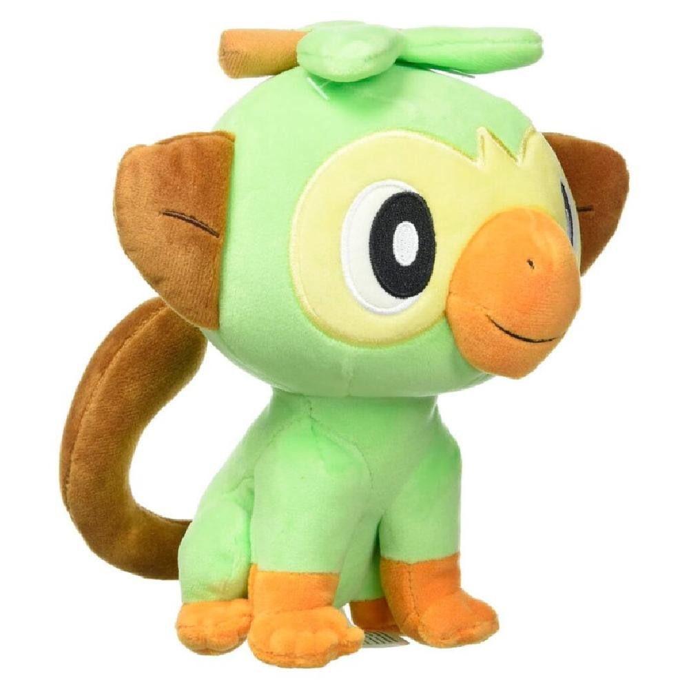Jazwares Plüschfigur Pokemon Grookey Plüschtier 20cm günstig online kaufen
