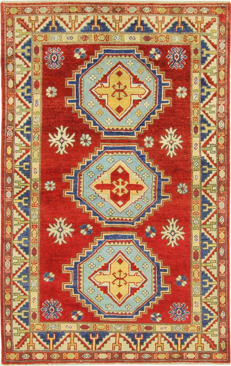 Orientteppich Kazak 113x182 Handgeknüpfter Orientteppich, Nain Trading, rechteckig, Höhe: 5 mm