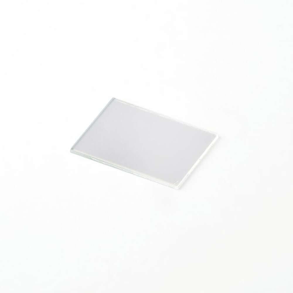 Astromedia Experimentierkasten Teildurchlässiger Vorderflächen-Glasspiegel 40 mm x 30 mm x 1.3 mm