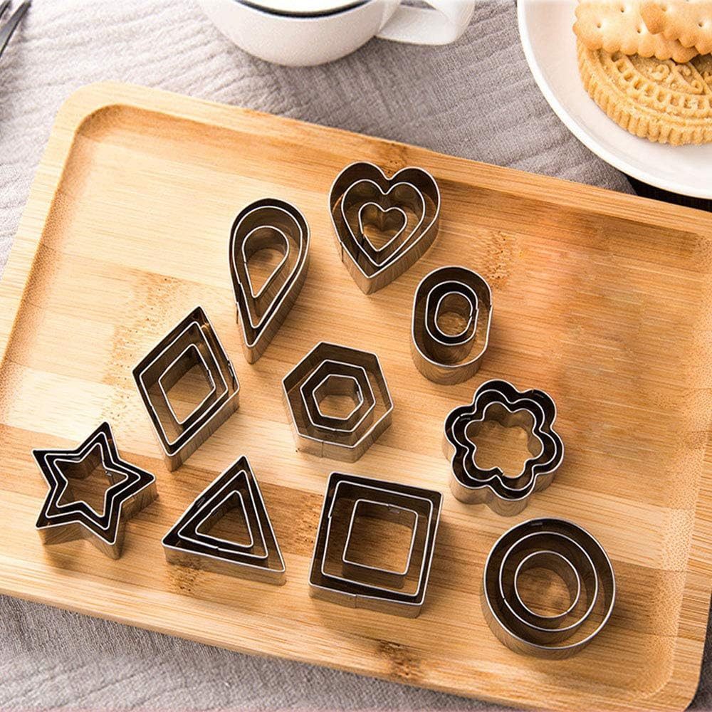 FELIXLEO Ausstechform "Mini-Ausstecher-Set mit 30 Formen für Teig, Tortenkruste und Obst ", (1-St) – Bild 2 von 5
