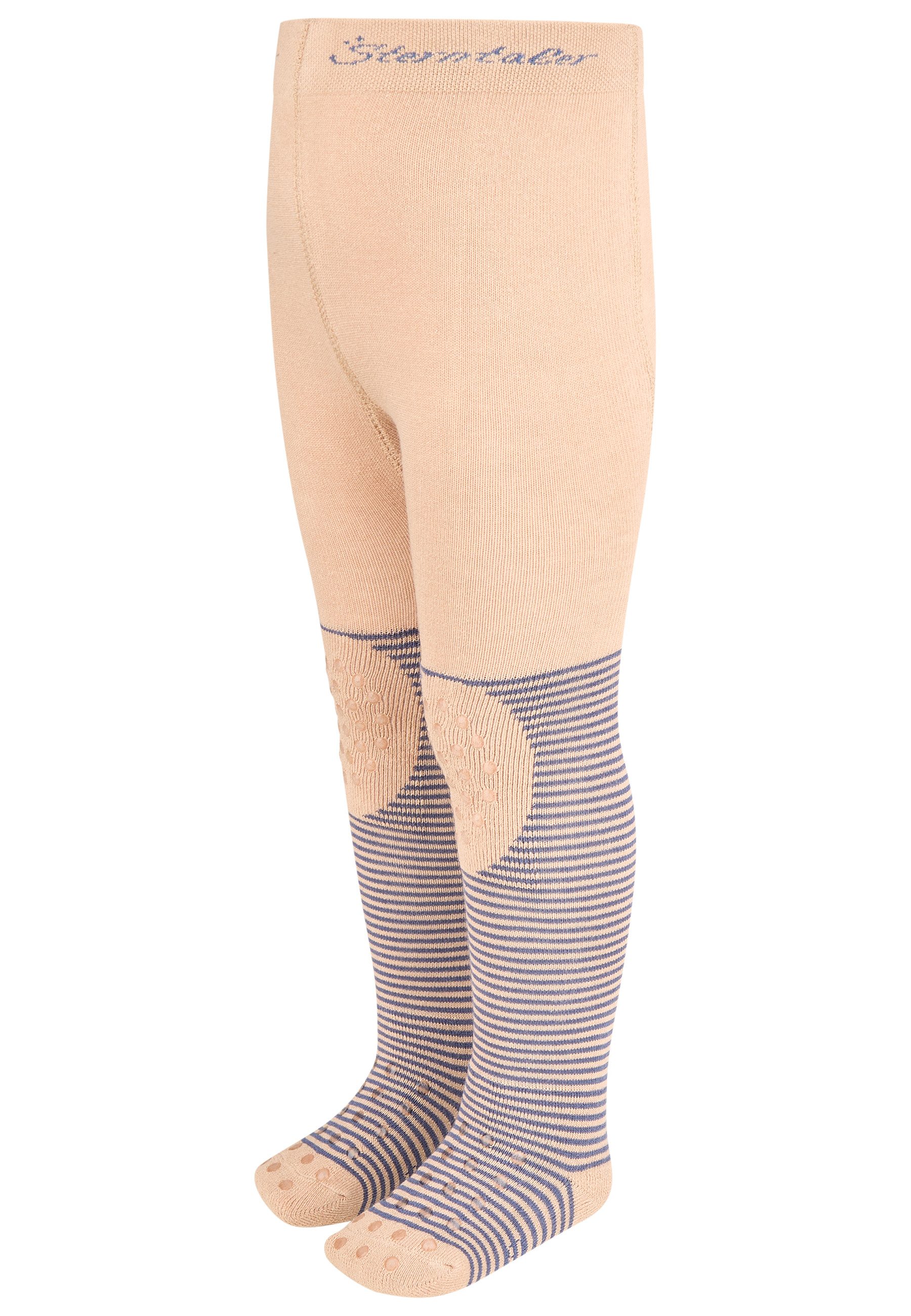 Sterntaler® Strumpfhose Krabbelstrumpfhose Krokodil (1 St) Krabbelstrumpfhose mit ABS-Noppen, Innenfrottee & Krokodil-Po-Motiv