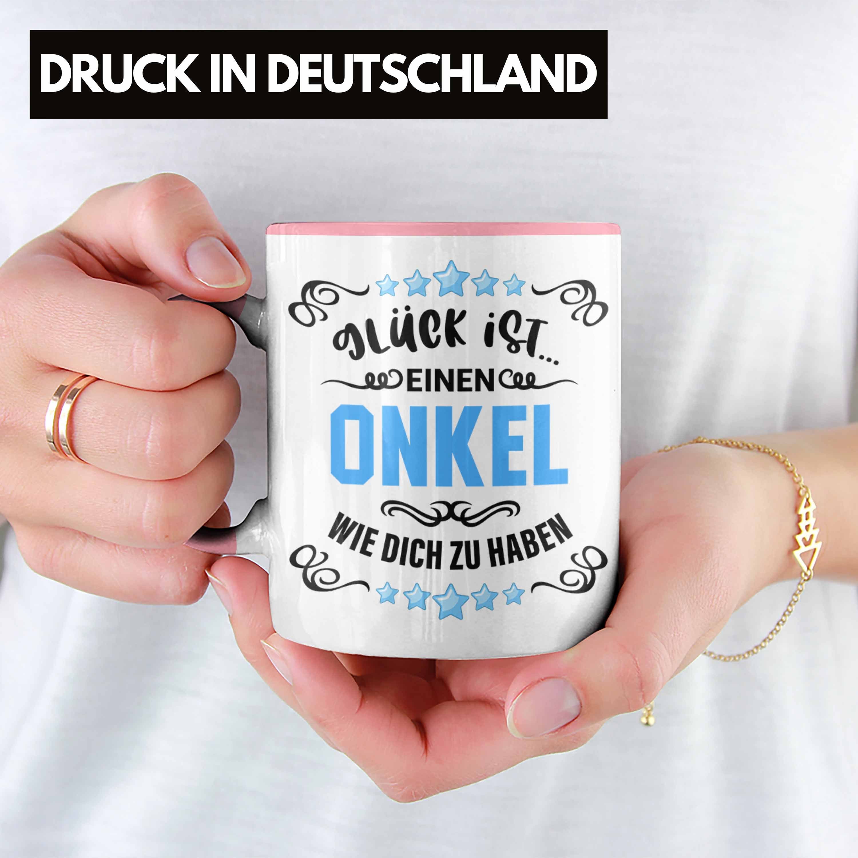 Geschenkidee Trendation Spruch - von Geschenk Lustige Nichten Rosa Onkel Tasse für Bester Geschenke Trendation Tasse Neffe Onkel Nichte