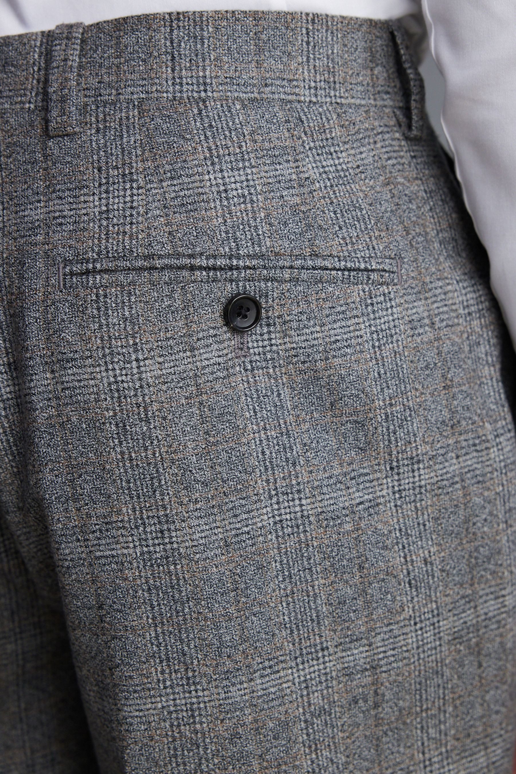 Next Anzughose Signature Marzotto Anzughose mit Karomuster (1-tlg)