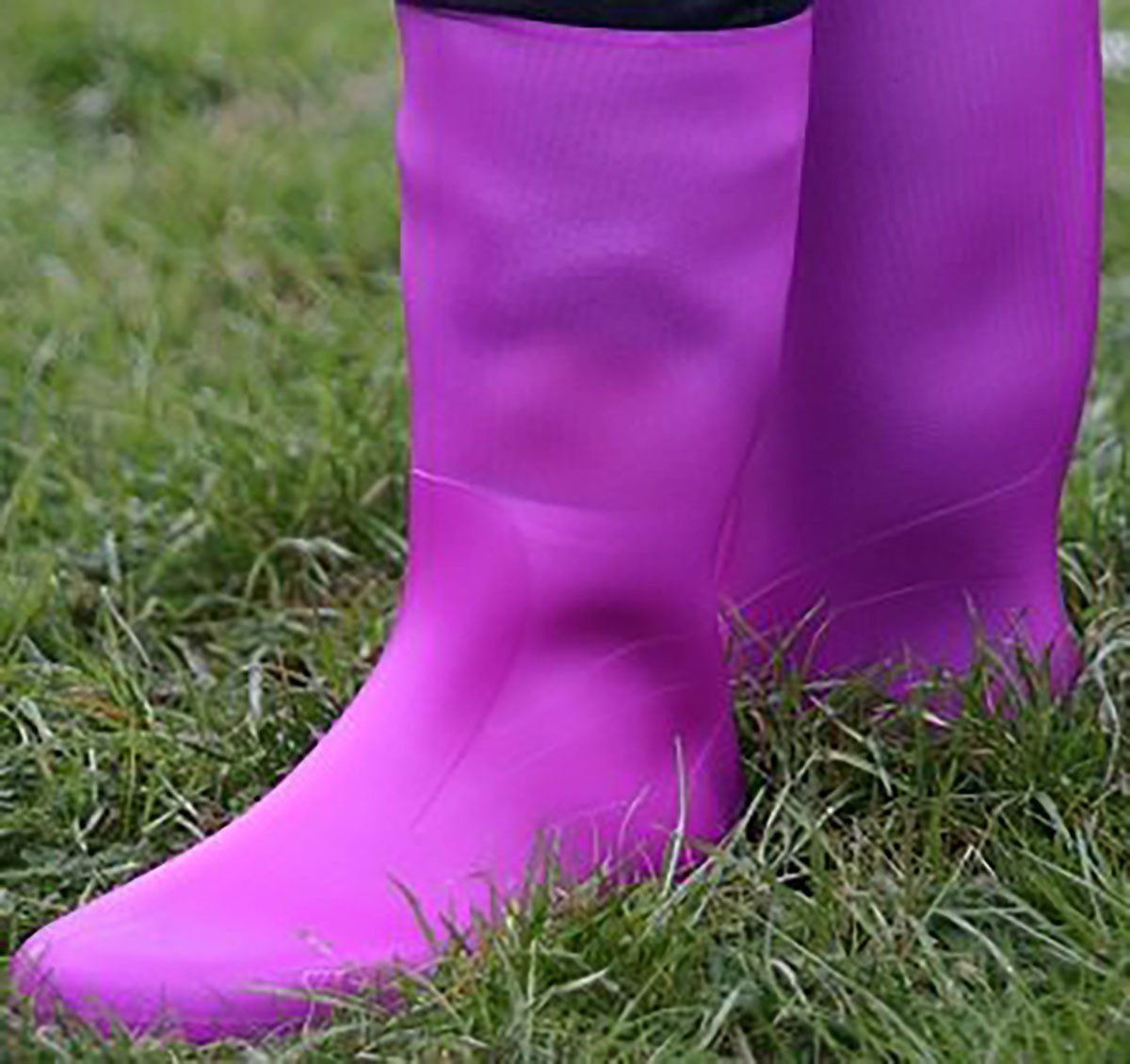 Gummistiefel Lila Wasserdicht Rain Boots Fuchsia Lime 42 Gummistiefel