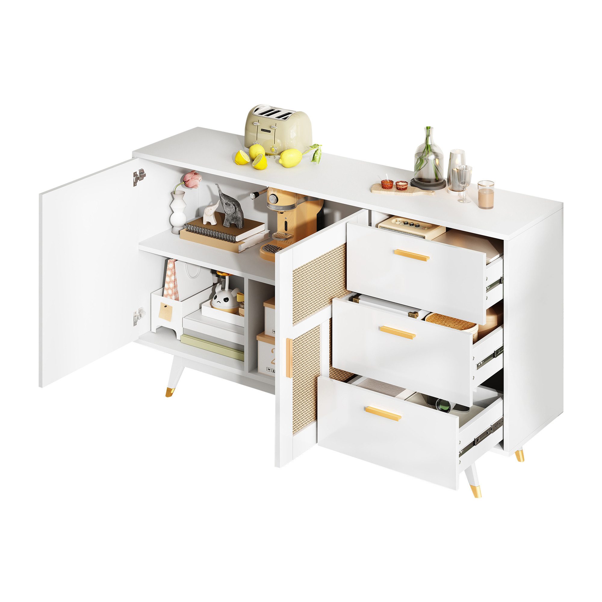 MODFU Sideboard mit Großer Stauraum (Kommode, günstig online kaufen