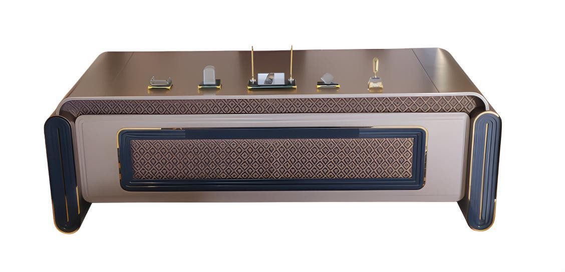 JVmoebel Schreibtisch Luxus Chefschreibtisch aus hochwertigem Holz mit elegantem Design (Schreibtisch), Made in Europa