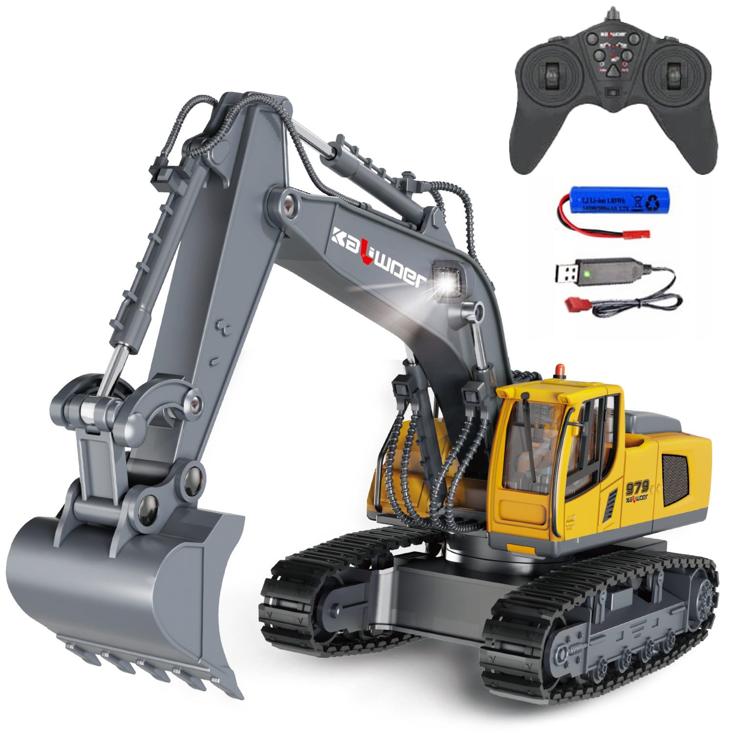 Esun RC-Bagger Ferngesteuerter Bagger Spielzeug, 1:18 günstig online kaufen
