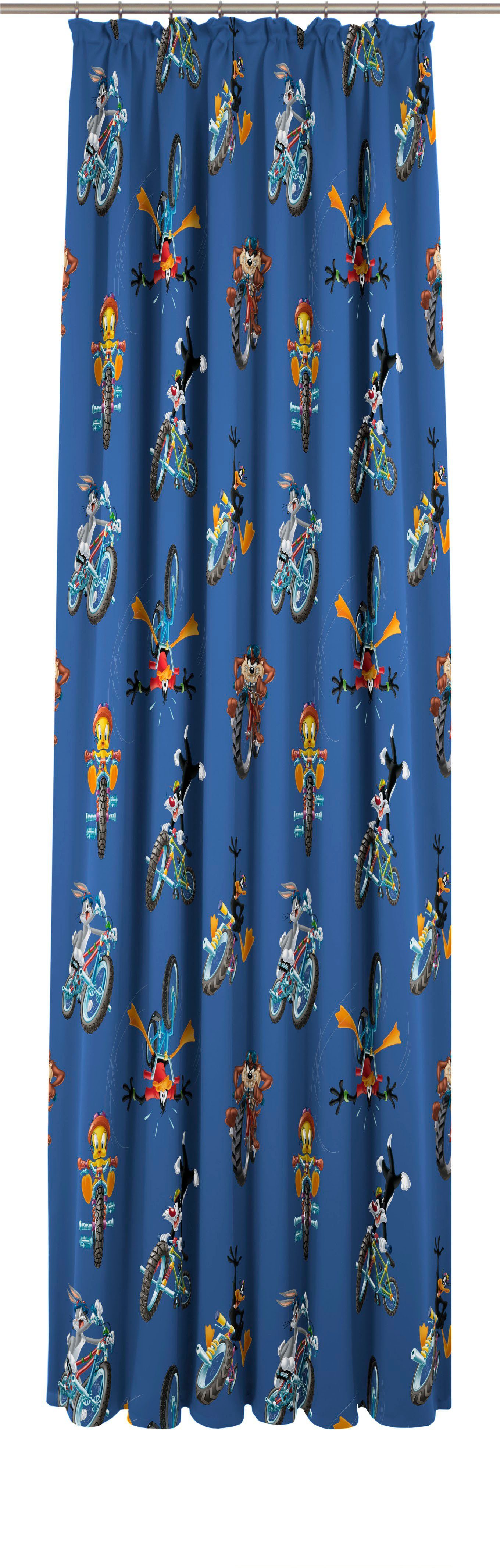 Wirth Vorhang Looney (1 St), Multifunktionsband, verdunkelnd, Satin, Warner Bros.