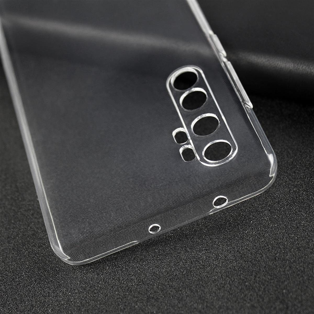 CoverKingz Handyhülle Xiaomi Mi Note 10 Lite Handyhülle Silikon Cover Case Etui Transparent