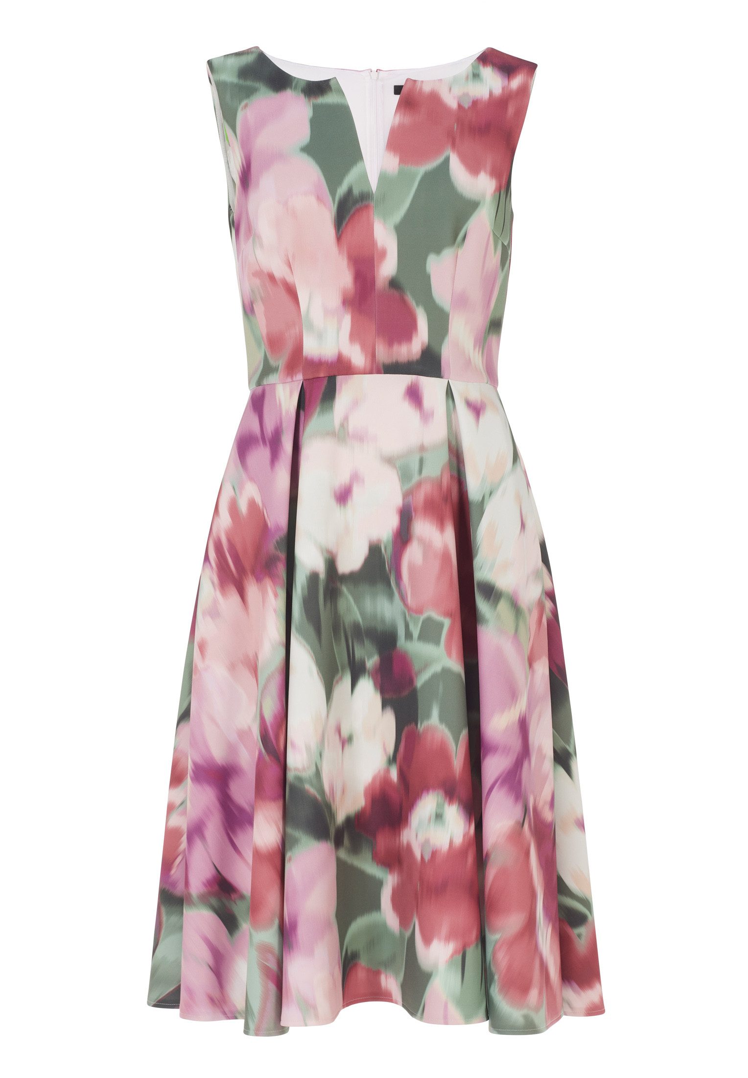 SWING Cocktailkleid - Abendkleid - Kleid - Cocktail Kleid aus bedrucktem Scuba