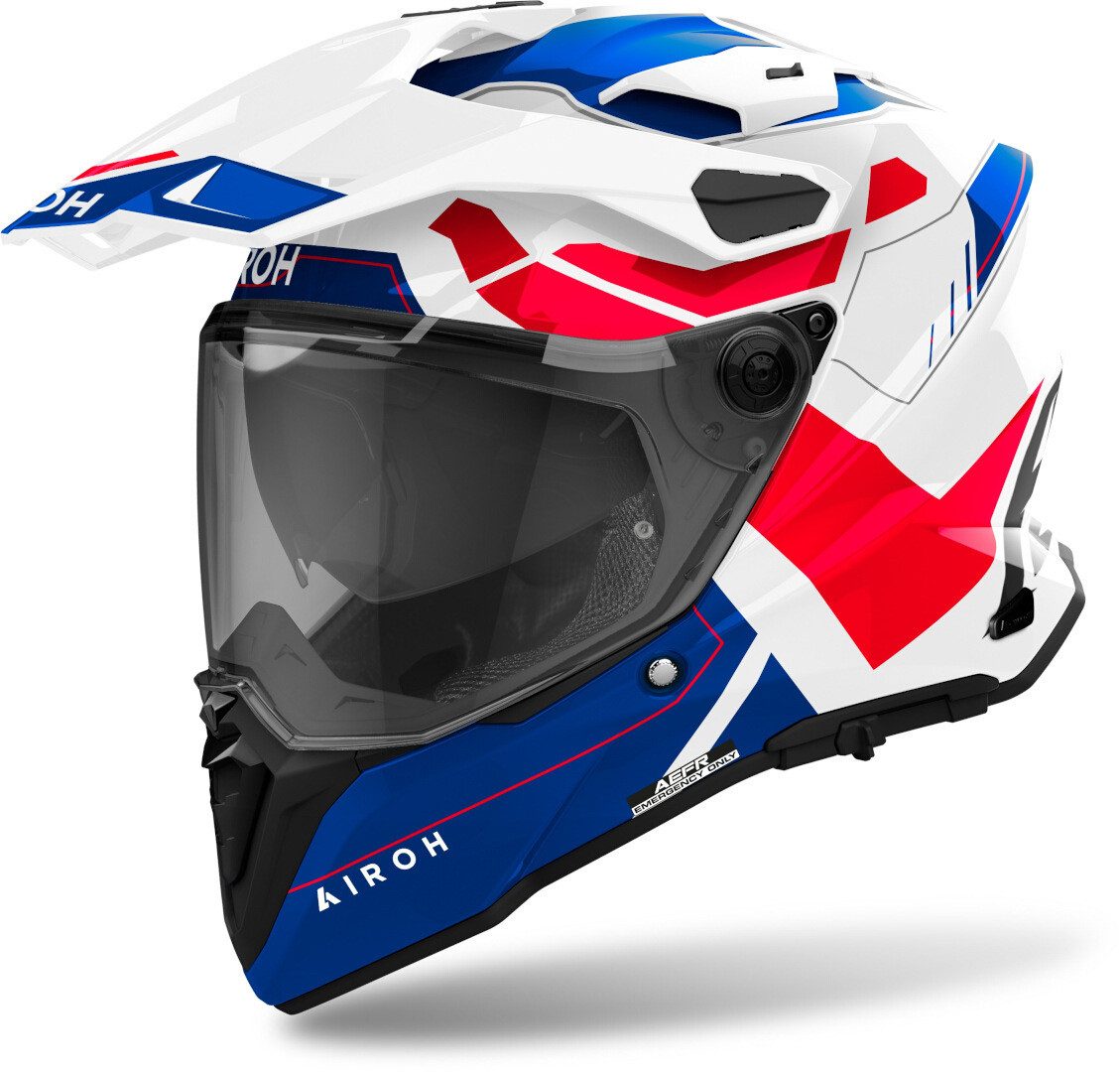 Airoh Motocrosshelm Commander 2 Reveal Motocross Helm, Vorbereitet Für Kommunikationssystem,notfallsystem-polsterung (eq