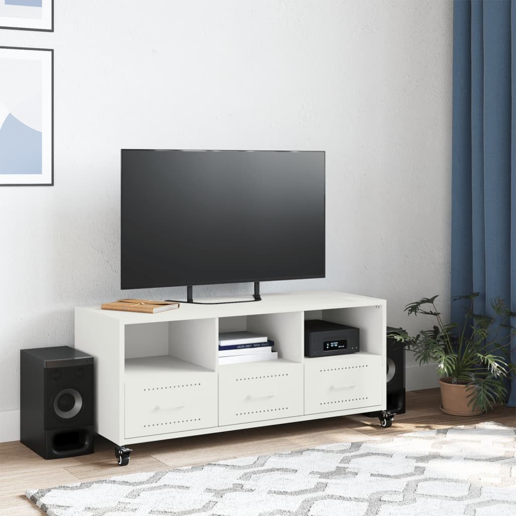 vidaXL TV-Schrank TV-Schrank Weiß 100,5x39x43,5 cm günstig online kaufen