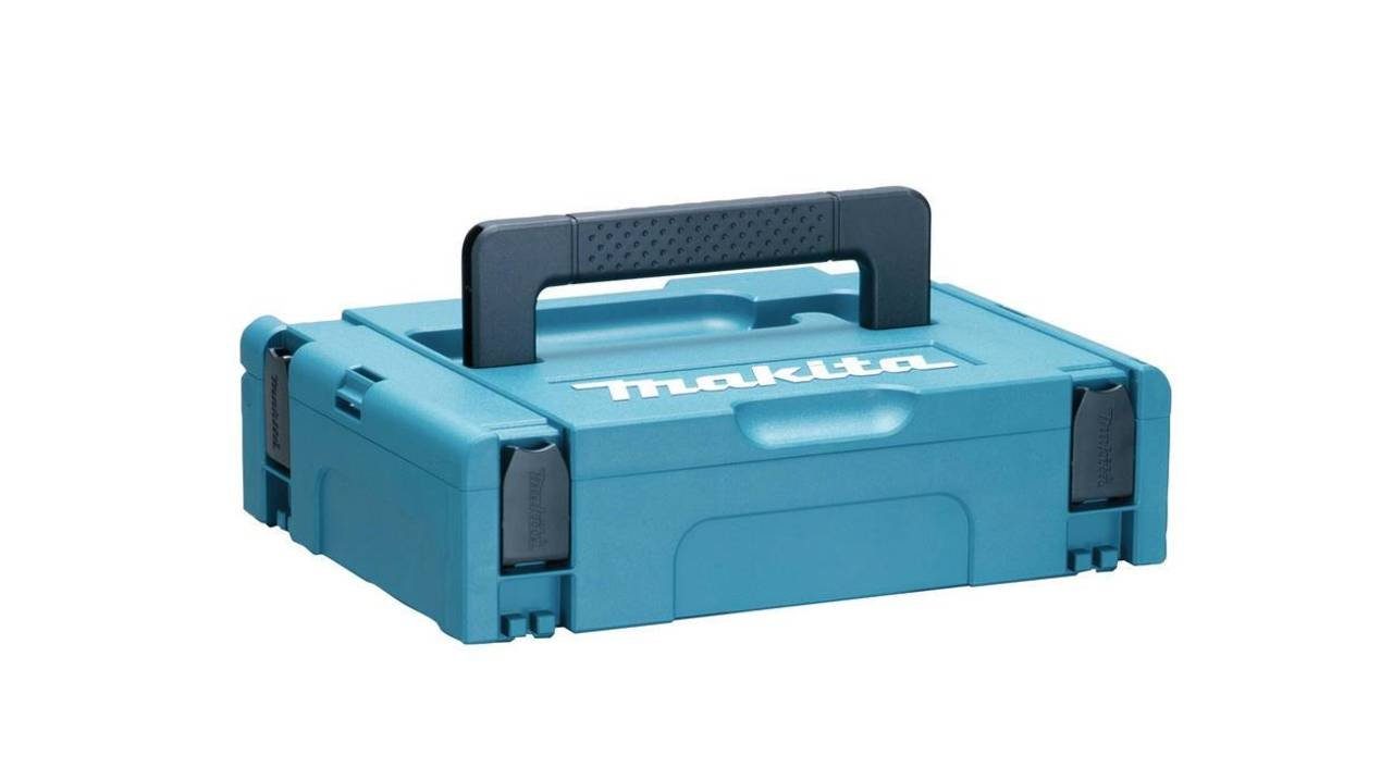 Makita Werkzeugkoffer 821549-5 (Solo, ohne Label und Einleger), Erweiterbar, Stapelbar, Kippschloss