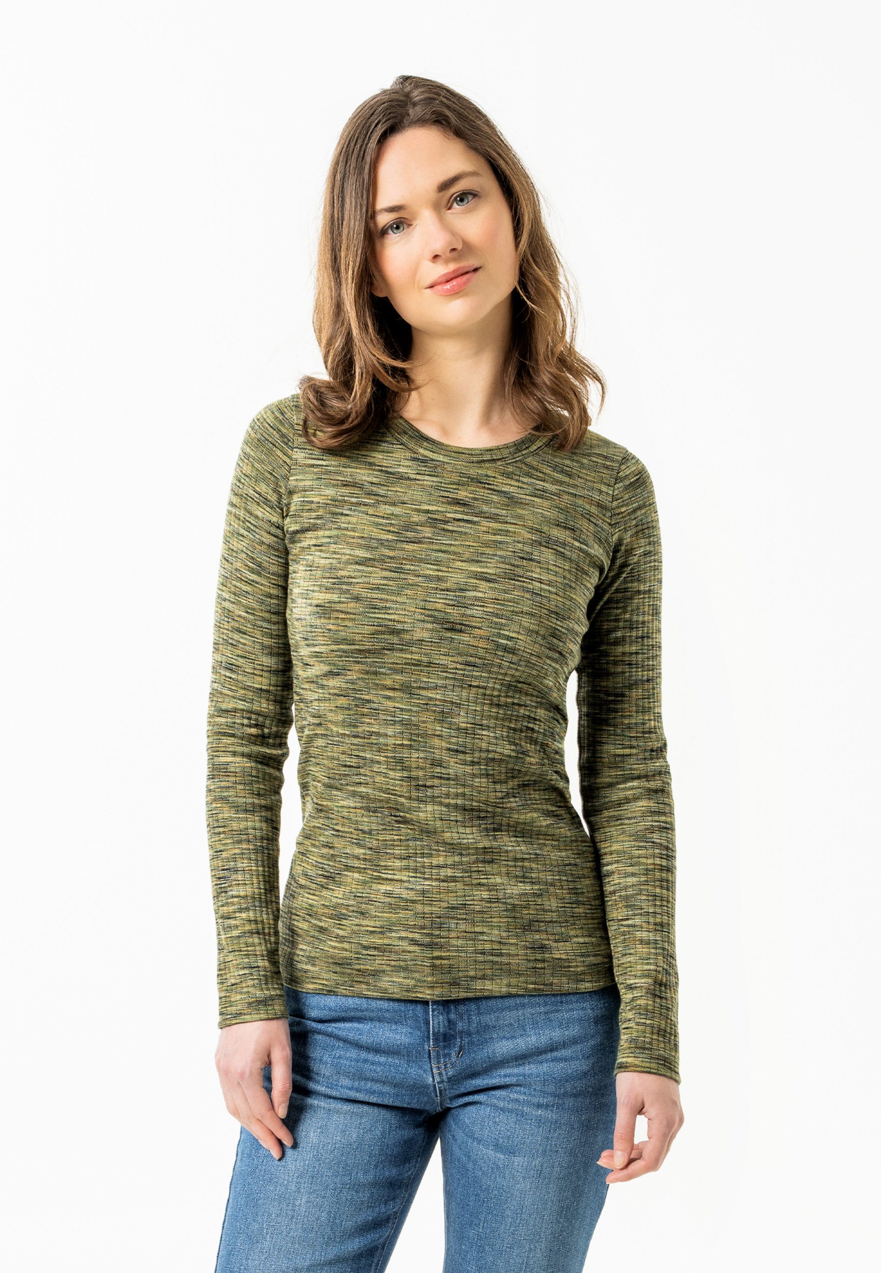 LIVING CRAFTS Langarmshirt PRISCA GOTS zertifiziert