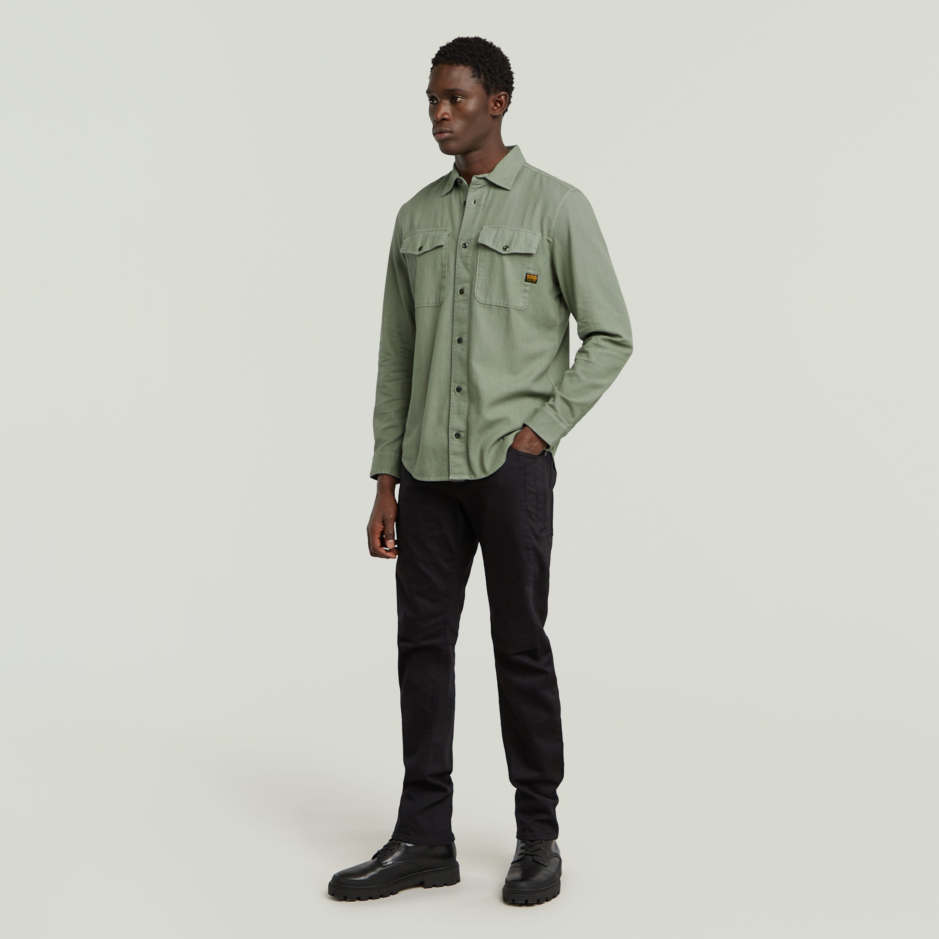 G-STAR Jeanshemd Marine Slim mit Pattentaschen