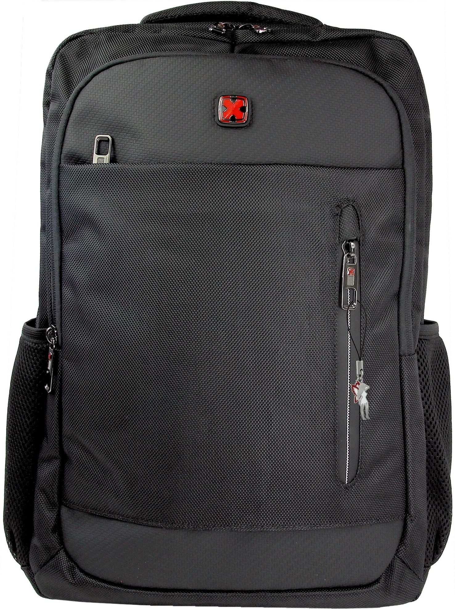 Travel N Meet Cityrucksack Travel N Meet Businessrucksack, Rucksack, Herren Businessrucksack Polyester, schwarz ca. 42cm hoch